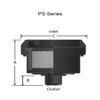 Solberg FS-10-050 Inlet Compressor Air Filter Silencer, 1/2" MPT Outlet, 4-1/8" Height, 4-1/8" Diameter, 12 SCFM, Made in the USA view 4