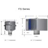 Solberg FS-15-100 Inlet Compressor Air Filter Silencer, 1" MPT Outlet, 4" Height, 6" Diameter, 35 SCFM, Made in the USA view 4