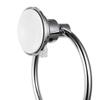 JiePai Vacuum Suction Cup Towel Ring,No Drill Bath Towel Holder, Chrome view 3