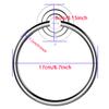 JiePai Vacuum Suction Cup Towel Ring,No Drill Bath Towel Holder, Chrome view 4