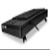 Perixx PERIBOARD-515H Wired USB Keyboard with Touchpad, 2 Hubs, US English Layout, Black view 3