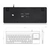 Perixx PERIBOARD-515H Wired USB Keyboard with Touchpad, 2 Hubs, US English Layout, Black view 4