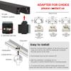 STGLIGHTING 3-Pack H-Type Track Light Pendants Restaurant Chandelier Glass Lampshade Pendant Light Industrial 1.6ft Wire Factory Pendant Lamp Bulb Not Included Dimmable Track Mount Pendant Lighting view 3