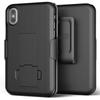iPhone Xs Max Belt Clip Case (2018 DuraClip) Ultra Slim Holster Shell Combo (Rubberized Grip Finish) Black (iPhone Xs Max) view 2