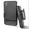 iPhone Xs Max Belt Clip Case (2018 DuraClip) Ultra Slim Holster Shell Combo (Rubberized Grip Finish) Black (iPhone Xs Max) view 3