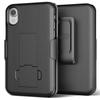 iPhone XR Belt Clip Case (2018 DuraClip) Ultra Slim Holster Shell Combo (Rubberized Grip Finish) Black (iPhone XR) view 2