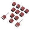 Yetaha 100 Pcs Sanding Bands, 600 Grit Drums Sleeves with 2Pcs Mandrel Set, Tool Accessories for Dremel Rotary Tools 12CM view 3