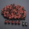 Yetaha 100 Pcs Sanding Bands, 600 Grit Drums Sleeves with 2Pcs Mandrel Set, Tool Accessories for Dremel Rotary Tools 12CM view 4
