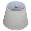 FenchelShades.com Lampshade 9" Top Diameter x 13" Bottom Diameter x 10" Slant Height with Washer (Spider) Attachment for Lamps with a Harp (Designer Linen Oatmeal) view 1