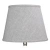 FenchelShades.com Lampshade 9" Top Diameter x 13" Bottom Diameter x 10" Slant Height with Washer (Spider) Attachment for Lamps with a Harp (Designer Linen Oatmeal) view 2