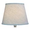 FenchelShades.com Lampshade 9" Top Diameter x 13" Bottom Diameter x 10" Slant Height with Washer (Spider) Attachment for Lamps with a Harp (Designer Linen Oatmeal) view 3