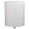 FenchelShades.com 16" Top Diameter x 16" Bottom Diameter 18" Height Cylinder Drum Lampshade USA Made (Designer Linen Off White) view 2