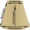 Upgradelights Set of Six Off White Tapered Drum 5 Inch Clip On Chandelier Lampshades view 4