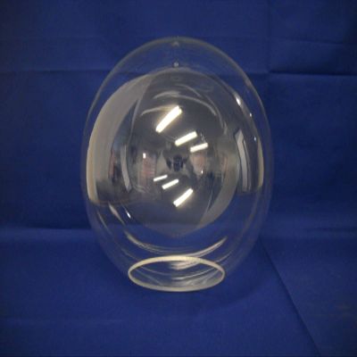 12" CLEAR Acrylic Plastic Light Round pole New Globe Lamp fixture