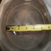 12" CLEAR Acrylic Plastic Light Round pole New Globe Lamp fixture view 2