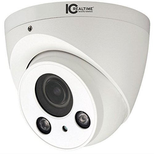 IC Realtime ICR-300H4W Indoor/Outdoor Mid-Size IR HDAVS Waterproof Dome Camera (White); 1/2.7" 2.1 Megapixel CMOS Image Sensor; Effective Pixels 1928(H) x 1088(V); Electronic Shutter 1/3s~1/300000s