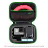 Carrying Case for GoPro Hero 13/12/11/10/9/8/7/6/5 Black and Accessories, HSU Protective Security Bag, Storage Solution for Adventurers-Upgraded Interior Foam view 4