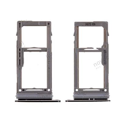 SIM Micro SD Card Tray Holder Slot Both for Samsung Galaxy S9 G960 S9 Plus G965 SIM Card Tray and Micro SD Card (Grey)