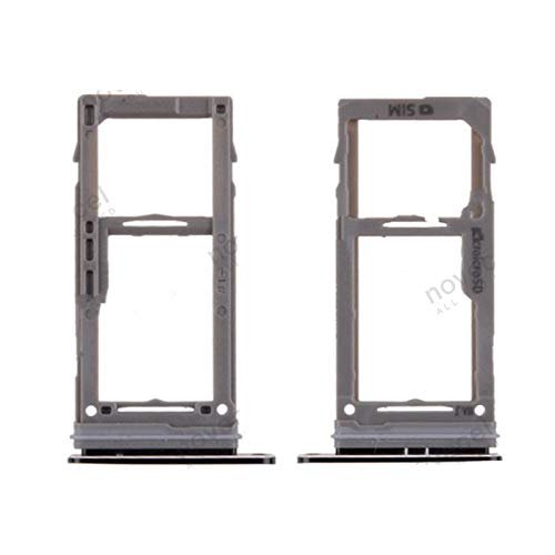SIM Micro SD Card Tray Holder Slot Both for Samsung Galaxy S9 G960 S9 Plus G965 SIM Card Tray and Micro SD Card (Grey)