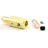 WeldingCity 3-pk Twist-Lock Tweco/Lenco Style 2-MPC/LC-40 Insulated Male Connector and Female Terminal Adapter 2-AF Threaded Stud to Male for Welding Cable #4-2/0 (25-50mm) view 2