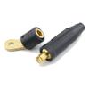 WeldingCity Tweco/Lenco Style 4-MPC/LC-40HD Twist-Lock Insulated Male Connector and Female Terminal Adapter 2-AF Threaded Stud to Male for Welding Cable 3/0-4/0 (70-95mm) view 1
