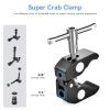 UTEBIT Inch Magic Arm Camera Mount with Super Clamp 1/4" & 3/8" Screw Hole for Desk Rig Flashlight Monitor (11inch) view 4