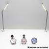 LEDUPDATES 2pcs Jewelry Showcase LED Pole Stem Light Model FY-45 Silver 6000K view 2