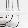 LEDUPDATES 2pcs Jewelry Showcase LED Pole Stem Light Model FY-45 Silver 6000K view 4