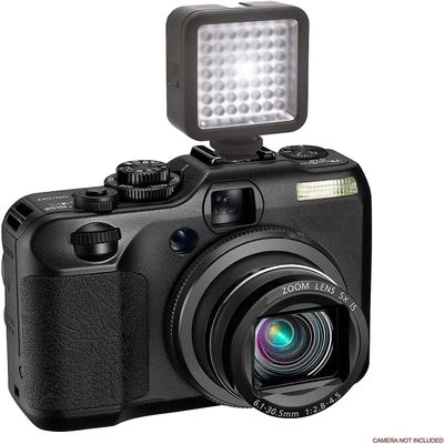 Miniature LED Light Compatible with Nikon COOLPIX P1000 Includes Shoe Bracket