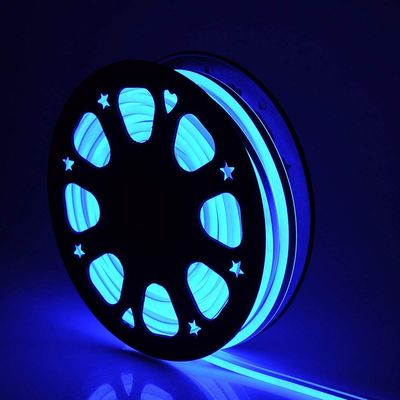 US Stock LED Neon Flex Rope Light 30FT DC12V LED Neon Waterproof Light for DIY LED Neon Signs Festival Home Decor in/Outdoor Rope Lighting with Accessories Included(Blue)