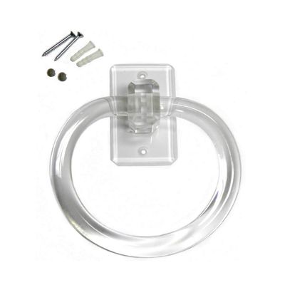 Mirart All Clear Acrylic Hand/Face Towel Ring