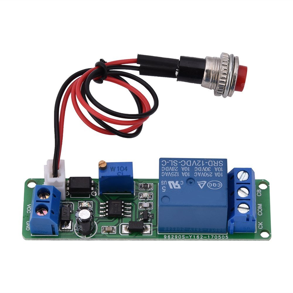Time Delay Relay, DC 12V Timer Module Adjustable Timer Delay Turn Off Module Timing Relay Time Switch 1~10 Second