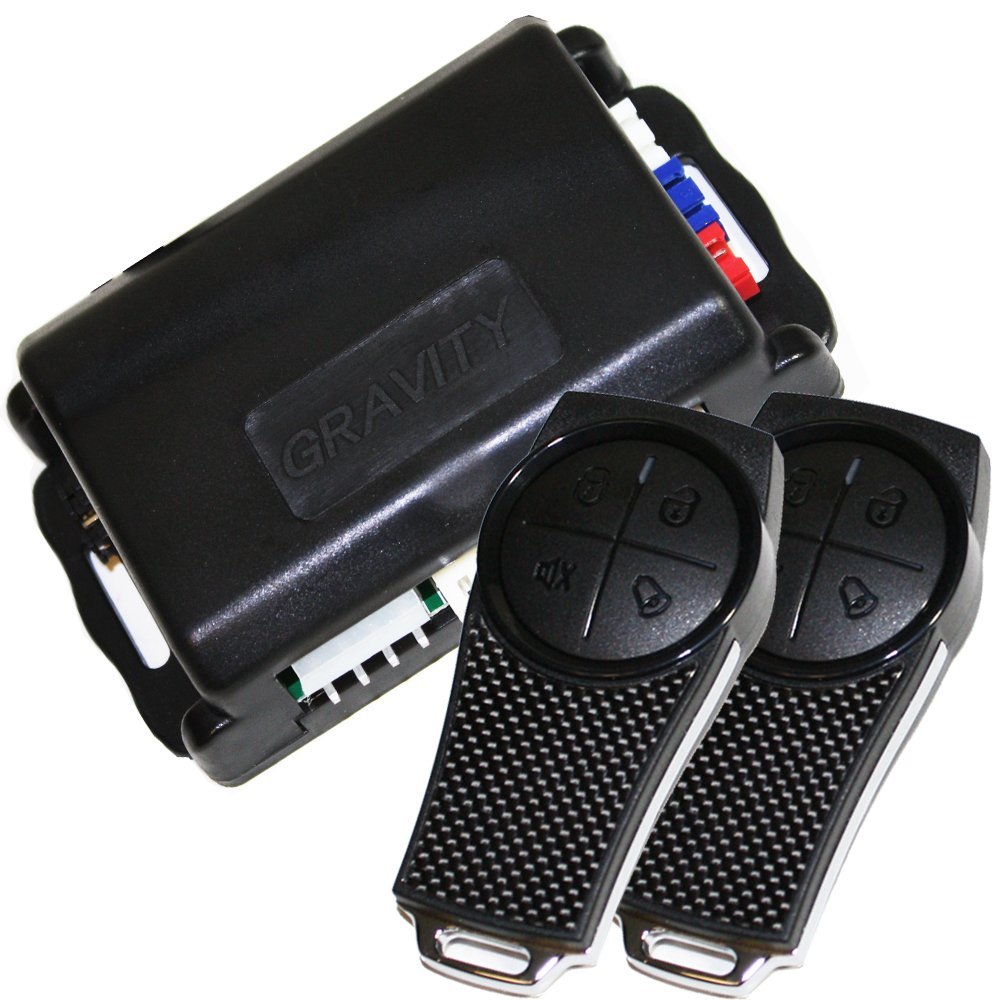 Gravity Car Alarm & Keyless Entry System w/External Shock Sensor G2SX
