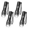 Boek LED Tactical Flashlight Super Bright Emergency Handheld Flash Light Portable Tactical Torch Outdoor Water Resistant Torch with 5 Light Modes4 Pack view 1