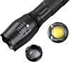 Boek LED Tactical Flashlight Super Bright Emergency Handheld Flash Light Portable Tactical Torch Outdoor Water Resistant Torch with 5 Light Modes4 Pack view 4