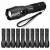 Pocketman LED Tactical Flashlight Super Bright LED Flashlights Portable Outdoor Water Resistant Torch with 5 Light Modes10Pack view 1