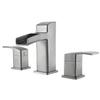 Pfister LG49DF0K Kenzo 2-Handle 8" Widespread Waterfall Bathroom Faucet in Brushed Nickel, Water-Efficient Model view 1