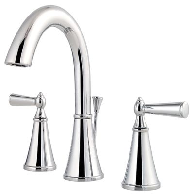 Pfister LG49GL0C Saxton 2-Handle 8 Inch Widespread Bathroom Faucet in Polished Chrome, Water-Efficient Model
