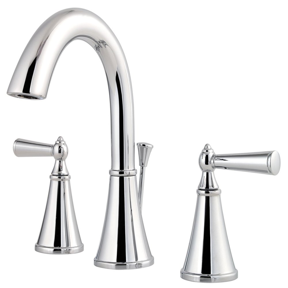 Pfister LG49GL0C Saxton 2-Handle 8 Inch Widespread Bathroom Faucet in Polished Chrome, Water-Efficient Model