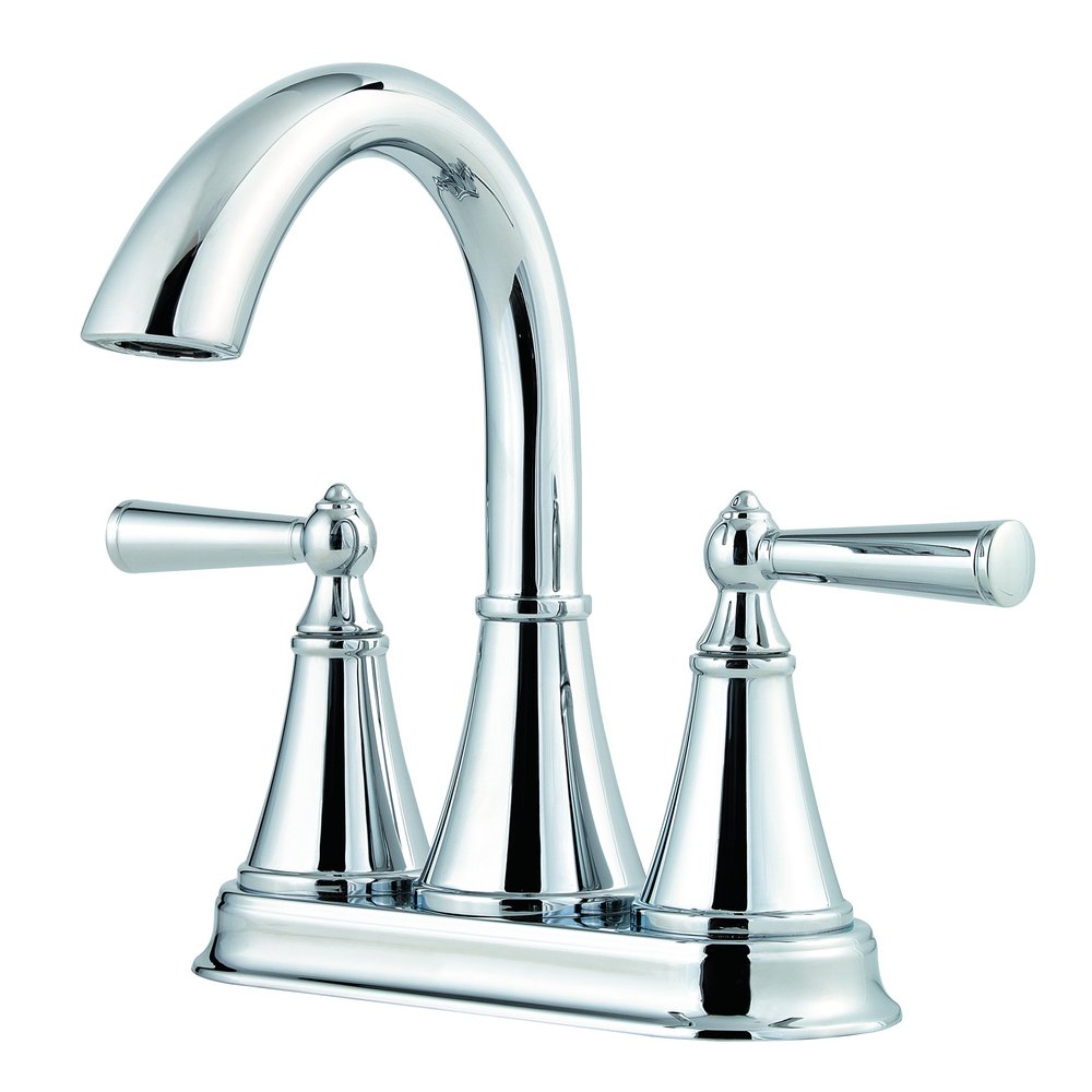 Pfister LG48-GL0C Saxton 2-Handle 4" Centerset Bathroom Faucet in Polished Chrome, 1.2gpm