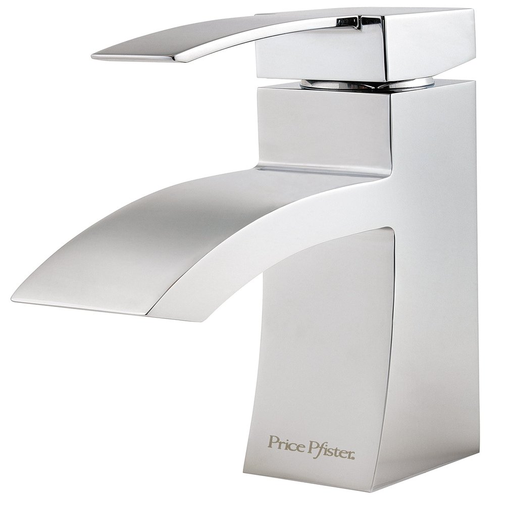 Pfister Bernini Bathroom Sink Faucet, Single Control, 1-Handle, Single Hole, Polished Chrome Finish, LF042BNCC