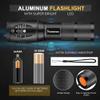 Pocketman LED Tactical Flashlight Super Bright LED Flashlights Portable Outdoor Water Resistant Torch with 5 Light Modes1Pack view 2