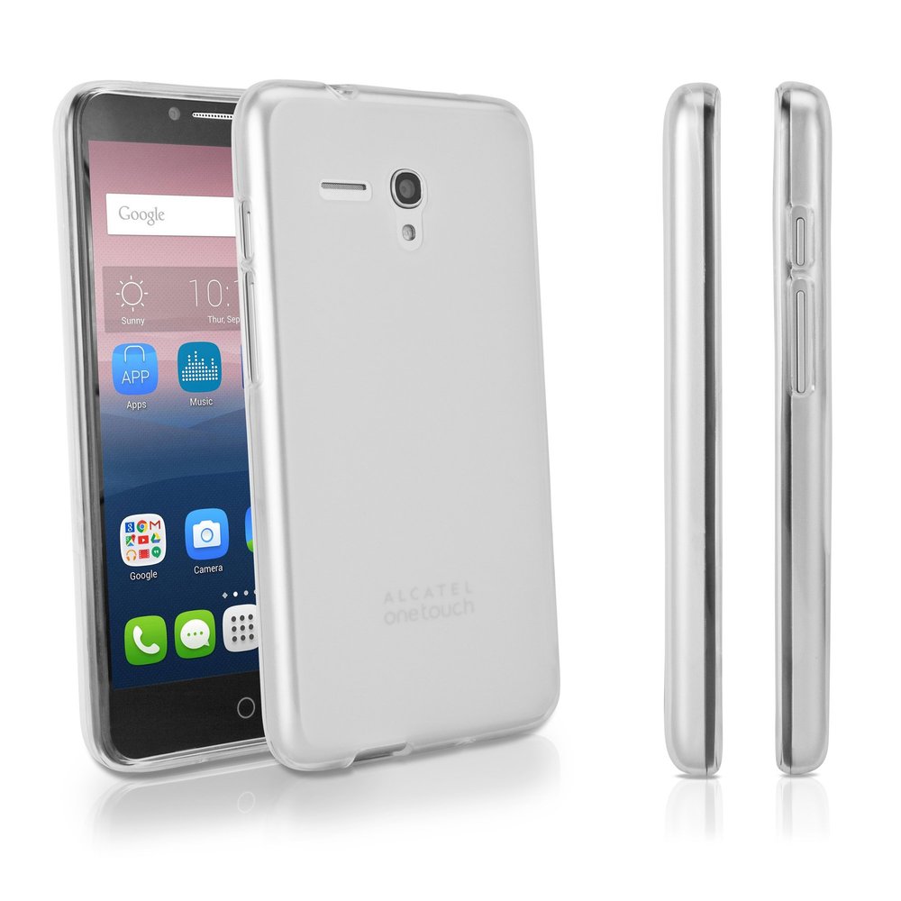 BoxWave Case Compatible with Alcatel OneTouch Pop 3 (5.5) GSM 5054 (Case Arctic Frost Crystal Slip, Flexible, Form Fitting, TPU Case - Frosted Clear