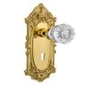 Nostalgic Warehouse Victorian Plate with Keyhole & Interior Crystal Door Knob view 1