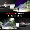 LETMY LED Tactical Flashlight S2000 [4 Pack] - High Lumens, Zoomable, 5 Modes, Waterproof Handheld LED Flashlight - Best Camping, Outdoor, Emergency, Everyday Flashlights view 4