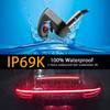NATIKA Backup/Front View Camera,IP69K Waterproof Great Night Vision HD and Super Wide Angle Metal OEM Style Reverse Rear View Backup Camera for Cars Pickup Trucks SUVs RVs Vans (Black) view 2