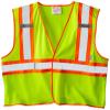 Viking Open Road BTE Hi-Vis Safety Vest with U Configuration 4" Vi-brance Reflective Tape over Contrasting Tape view 1
