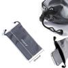 AKOAK Microfiber Waterproof Drawstring Pouch,Soft Storage Bag for Cell Phones Power Bank and More,Grey,Pack of 6 view 2