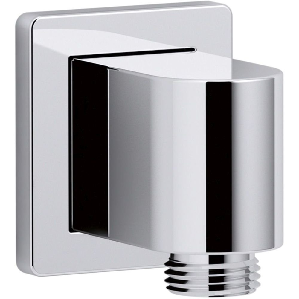 KOHLER 98350-CP Awaken Wall Mount Supply Elbow, Low Profile Design, For Use with Handshower and Hose, Corrosion Resistant, Long Lasting Durability, Polished Chrome