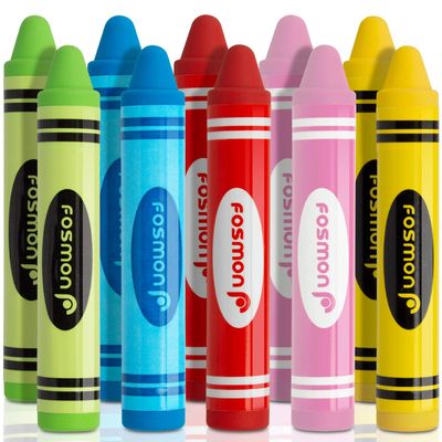 Fosmon Youth Series Kids Stylus Pen for Apple iPad Air Mini Pro, Kids Edition Tablet, Dragon Touch, Galaxy Tab A E, Leapfrog Epic LeapPad, Nabi JR, Chromo Android Tablets Smartphones (10 Pack)